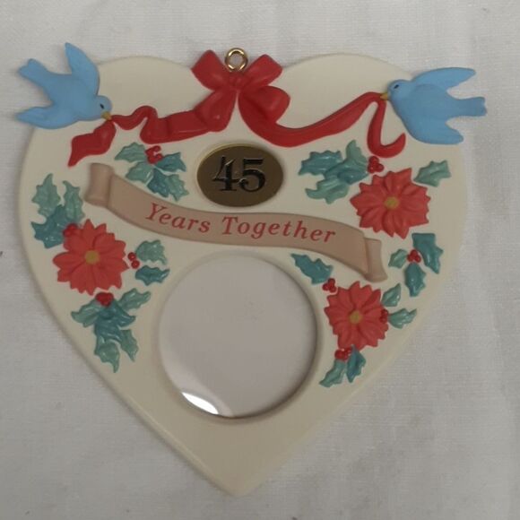 Bundle of 2 Hallmark Keepsake anniversary ornaments. - Picture 3 of 13